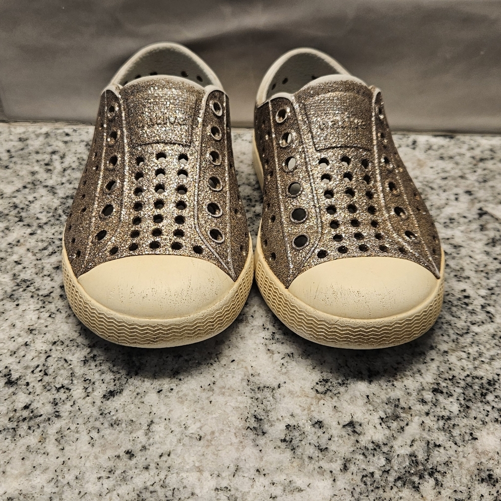 Native Shoes Metallic Slip-On Sneakers
